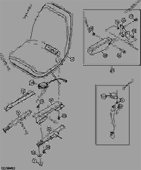 jd skid steer model 250 driver seat|john deere 250 parts diagram.